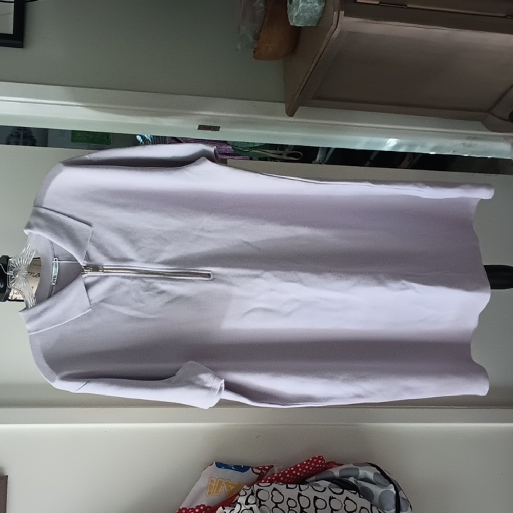 ZARA Oversized Lavender Shirt Dress NWT 25"X35"